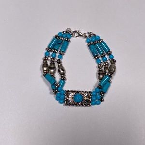 Turquoise Bead Bracelet